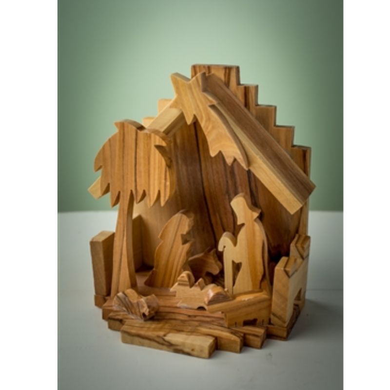 Small Onepiece Nativity Set